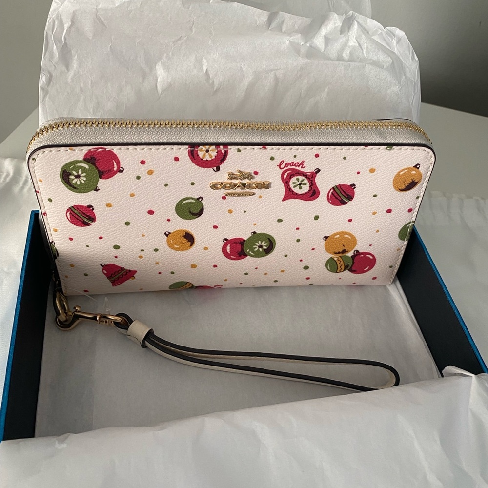 Coach limited edition long zip wallet